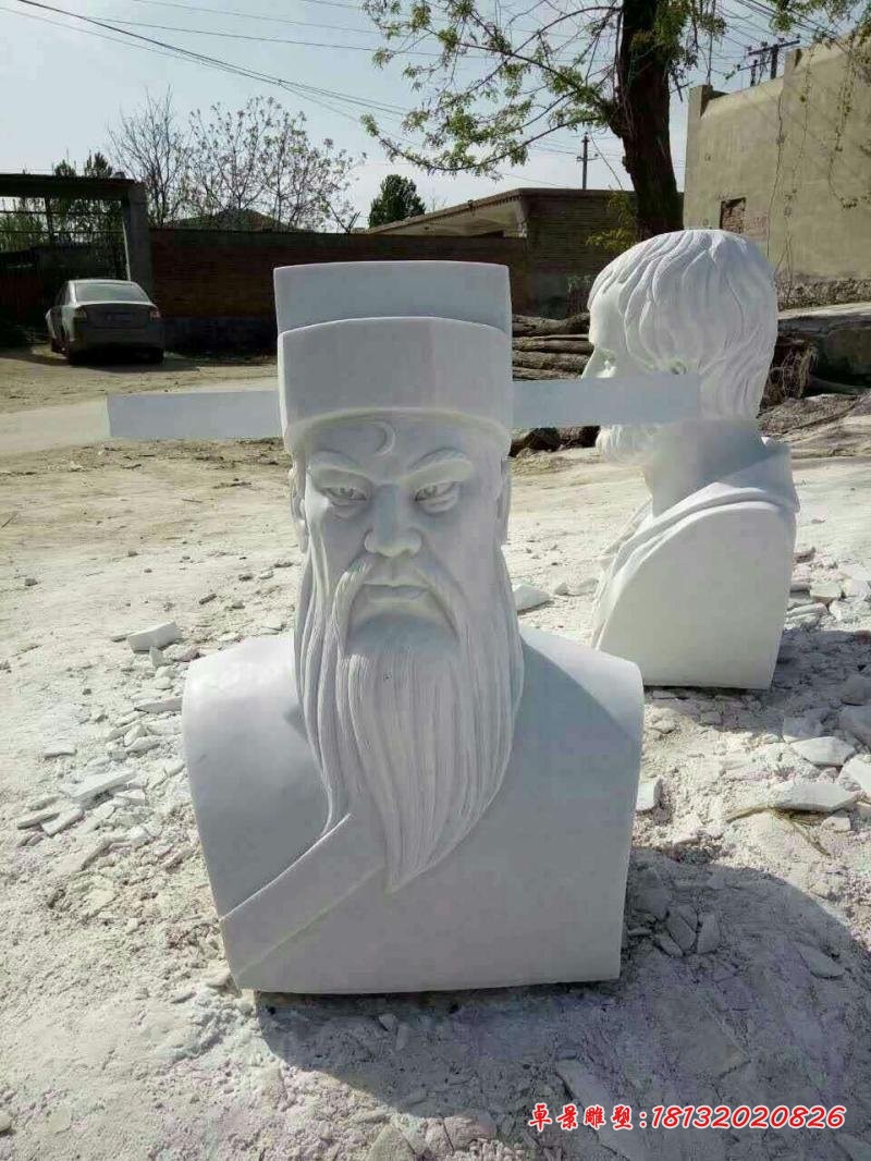 包青天石雕，古代官员石雕