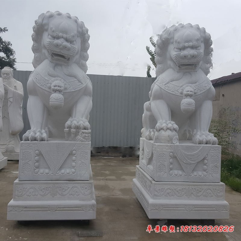 大型石狮子，北京狮石雕