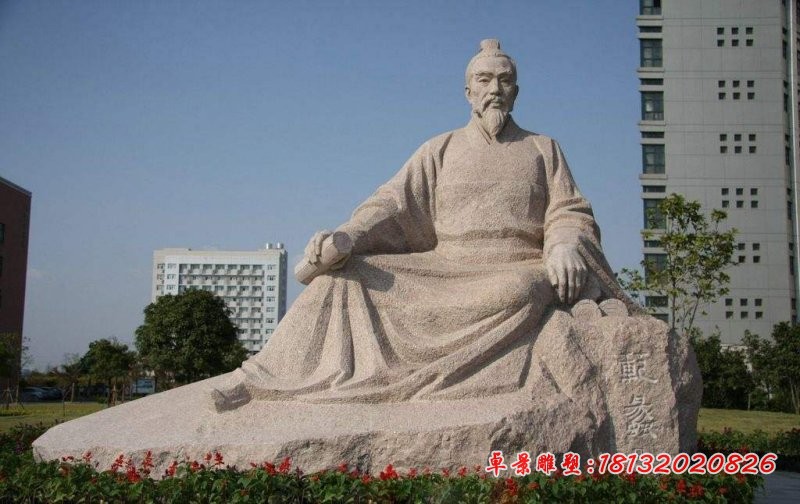 范蠡石雕，古代名人石雕