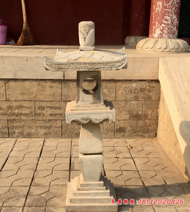 仿古灯石雕，公园石灯 (3)