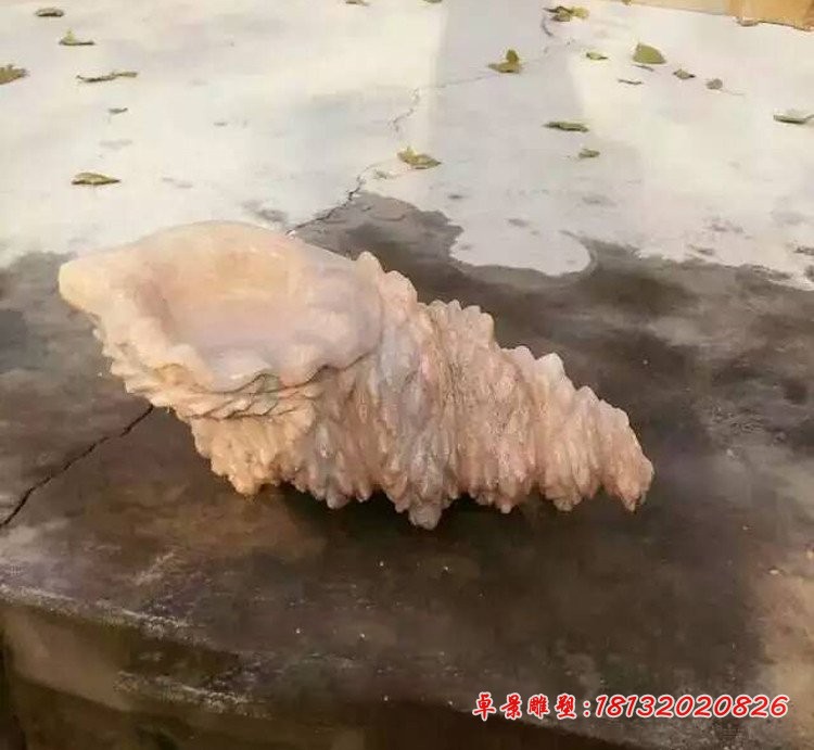 海螺石雕，仿真海螺石雕