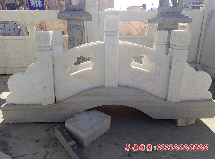 汉白玉小桥，园林景观石雕