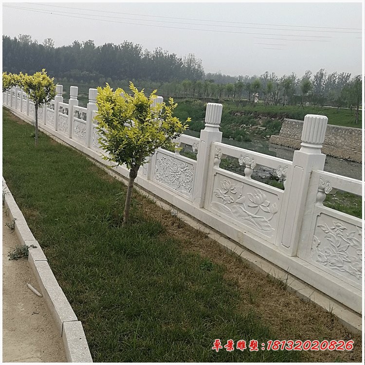 栏板石雕，公园石栏板