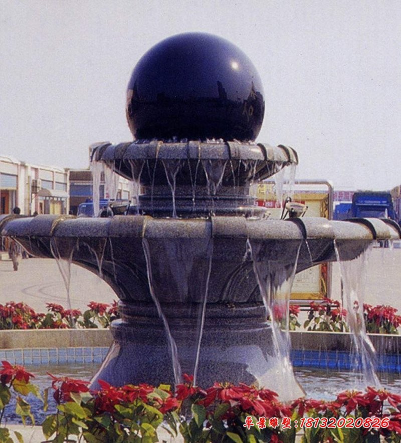 石雕风水球雕塑