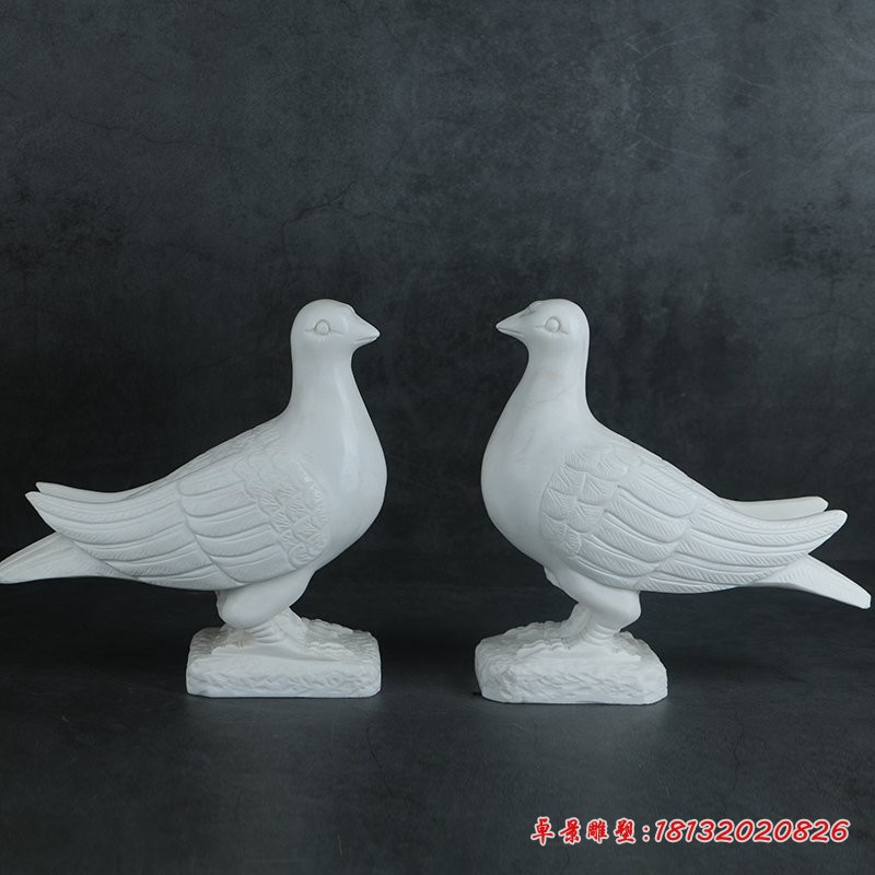 石雕鸽子，动物石雕