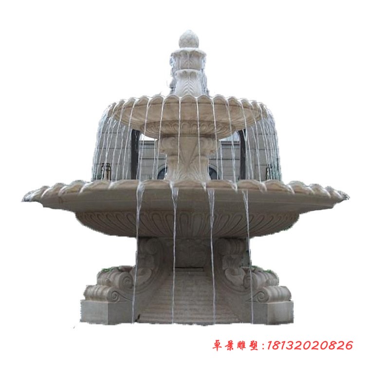 大理石欧式喷泉雕塑