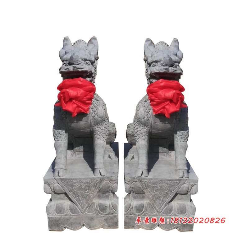 大理石麒麟雕塑