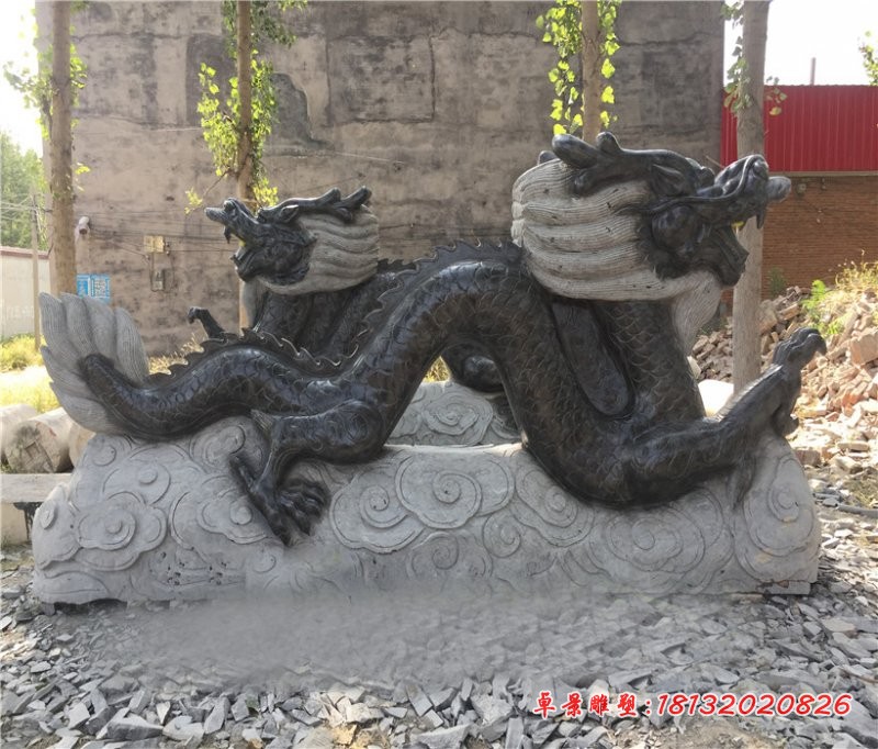 大理石生肖龙雕塑