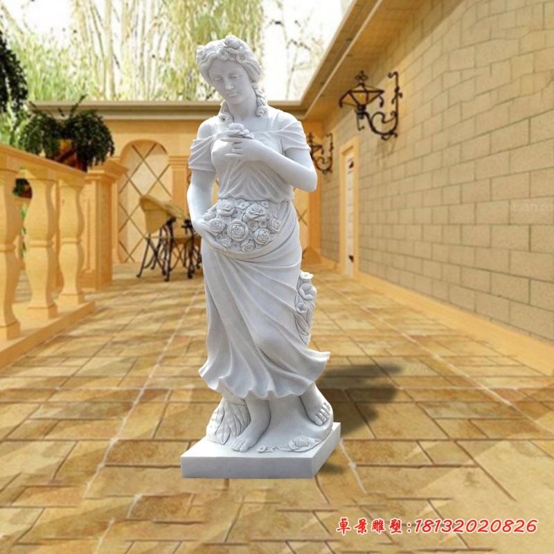 汉白玉四季女神石雕