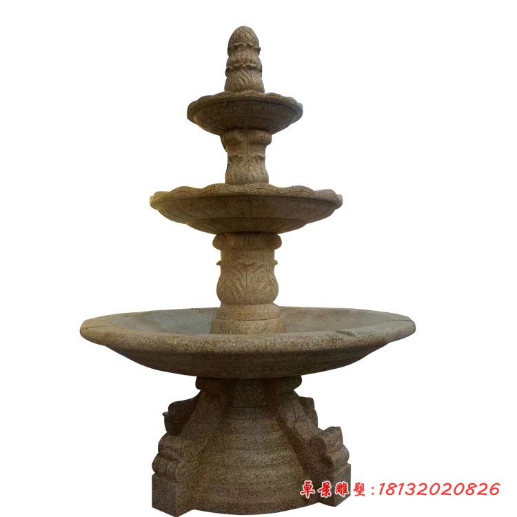 砂岩欧式喷泉石雕