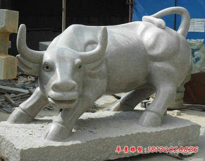 石雕牛，华尔街牛石雕