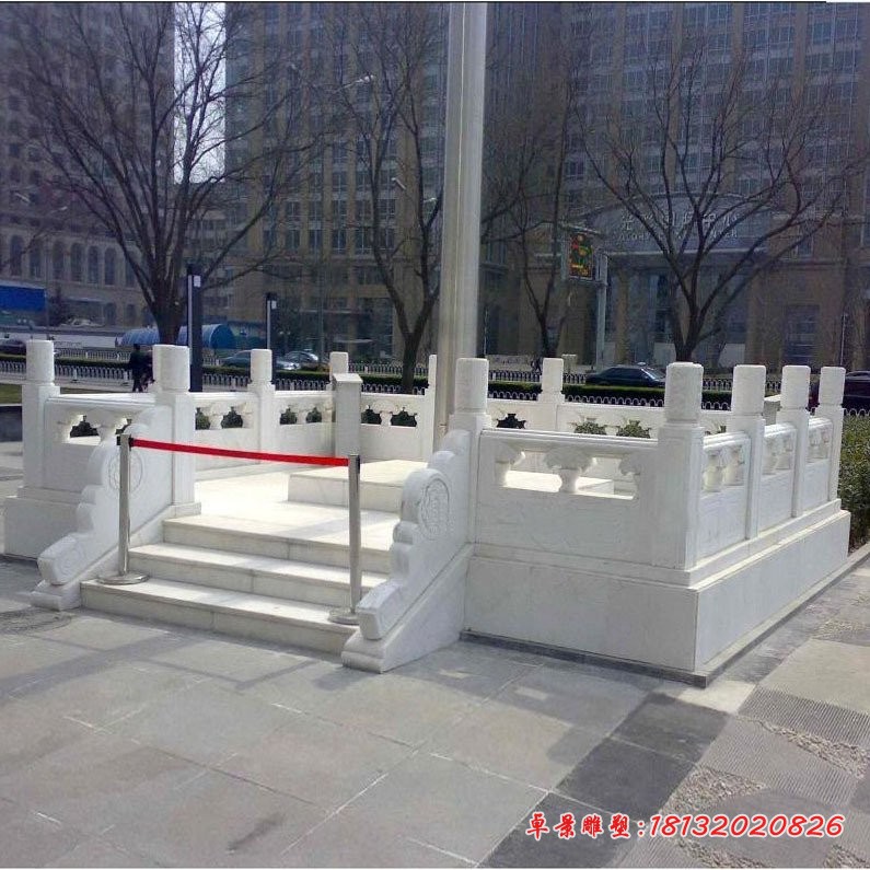 售楼部升旗台石雕