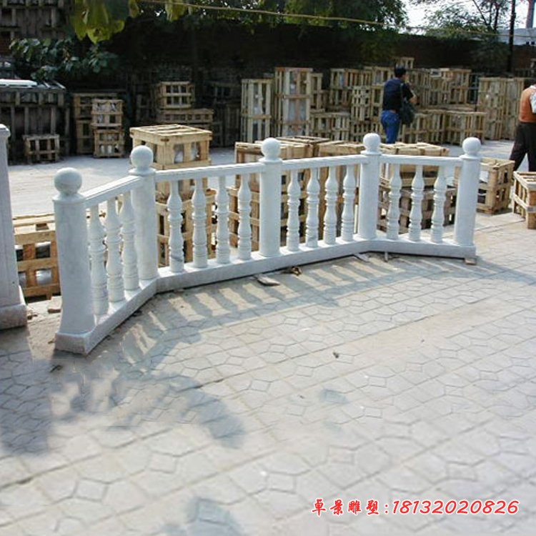 汉白玉欧式栏杆石雕
