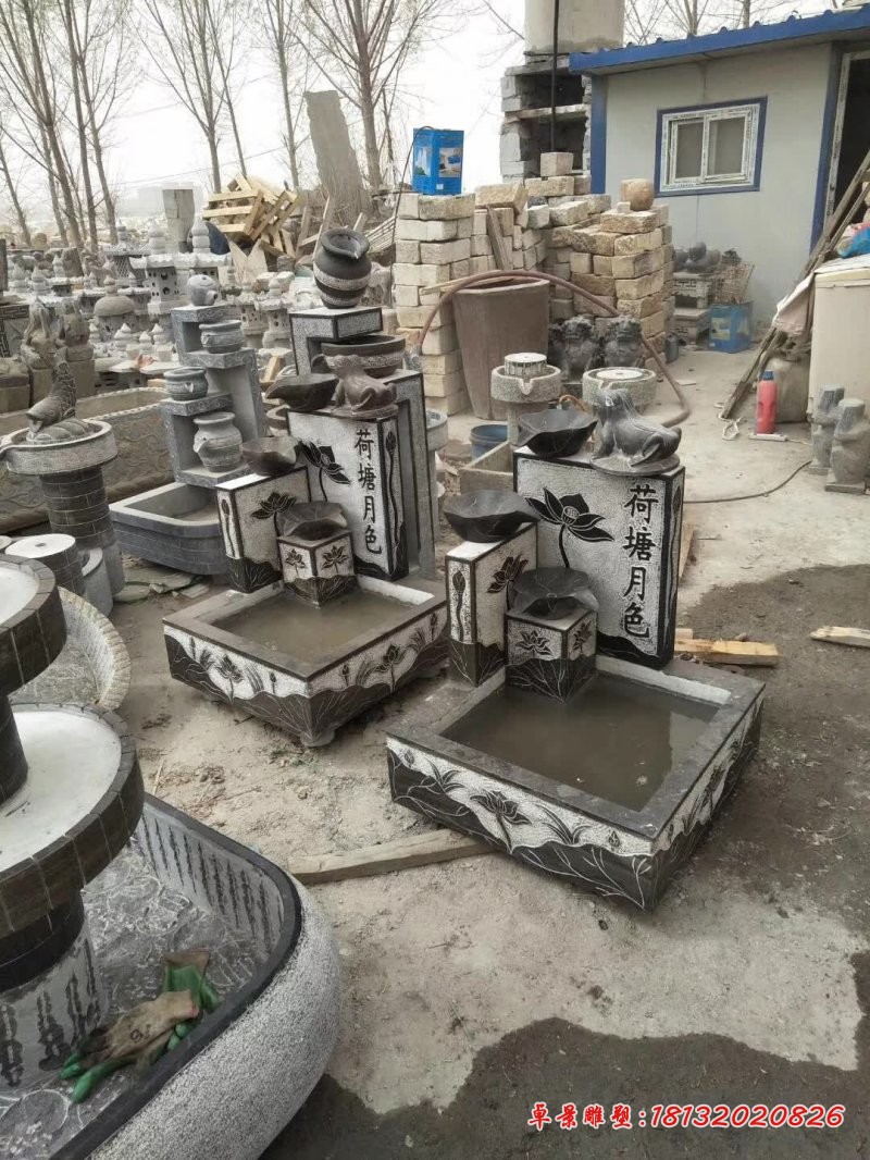 荷塘月色流水石槽 (4)