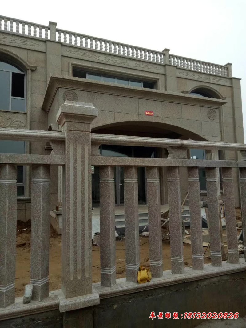 花岗岩欧式别墅栏杆石雕