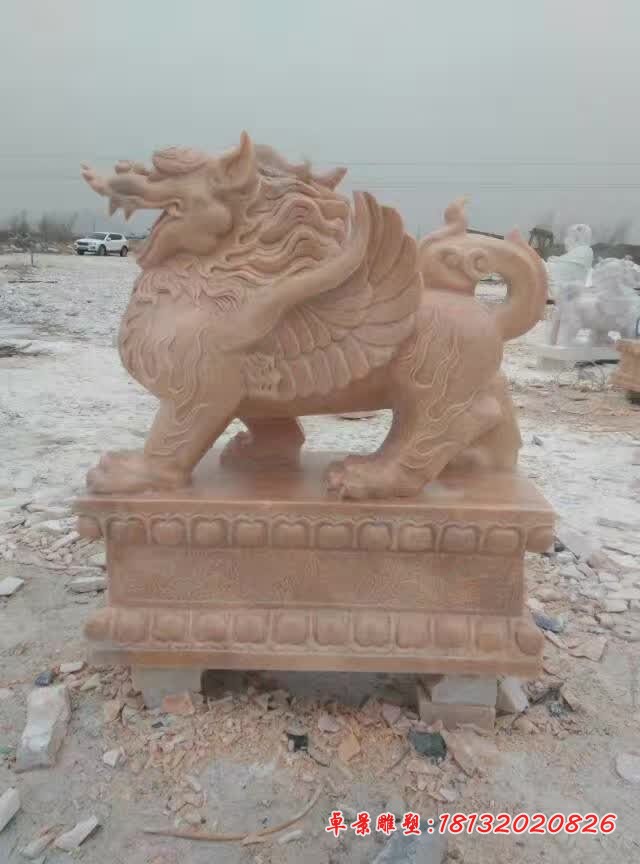 企业门口镇宅招财石雕貔貅 