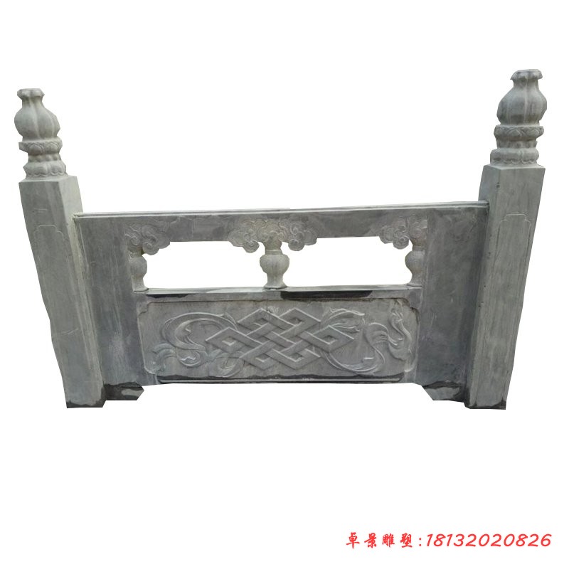 青石仿古栏板石雕