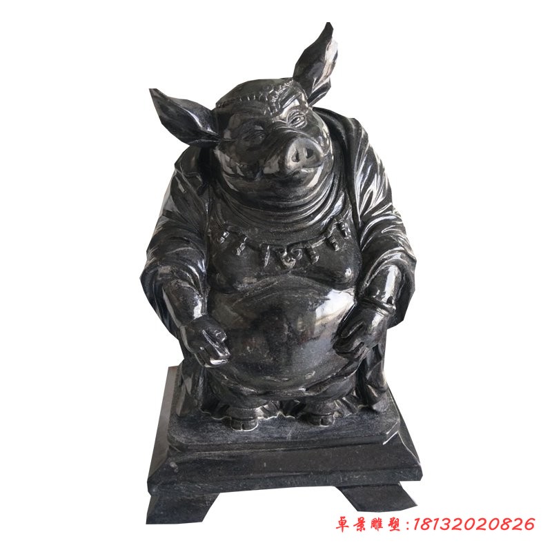 神话人物猪八戒石雕