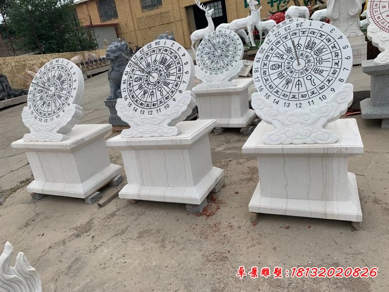 校园大理石日晷石雕