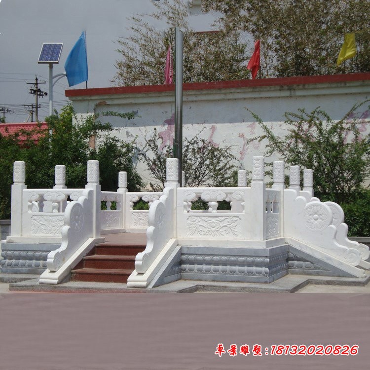 校园汉白玉升旗台雕塑 (2)