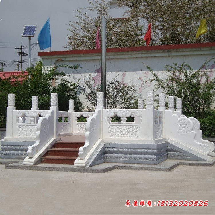 校园汉白玉升旗台石雕[1]