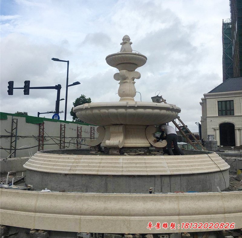 大型喷泉雕塑公园景观石雕