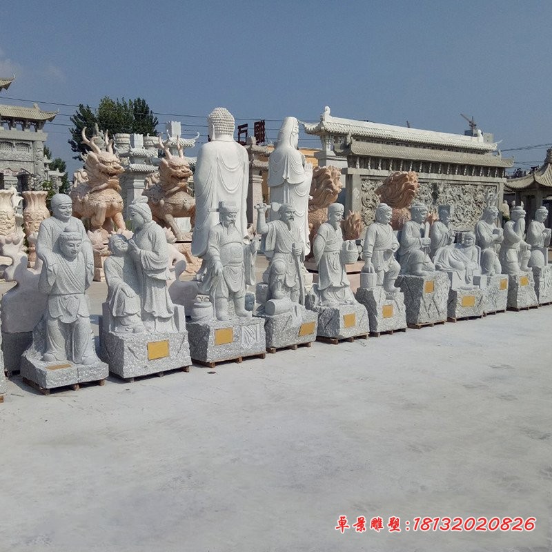 二十四孝人物石雕公园景观雕塑