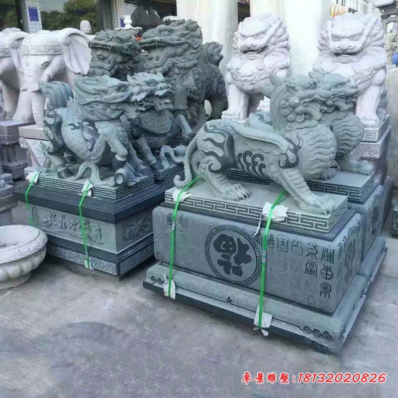 仿古貔貅石雕古代神兽雕塑