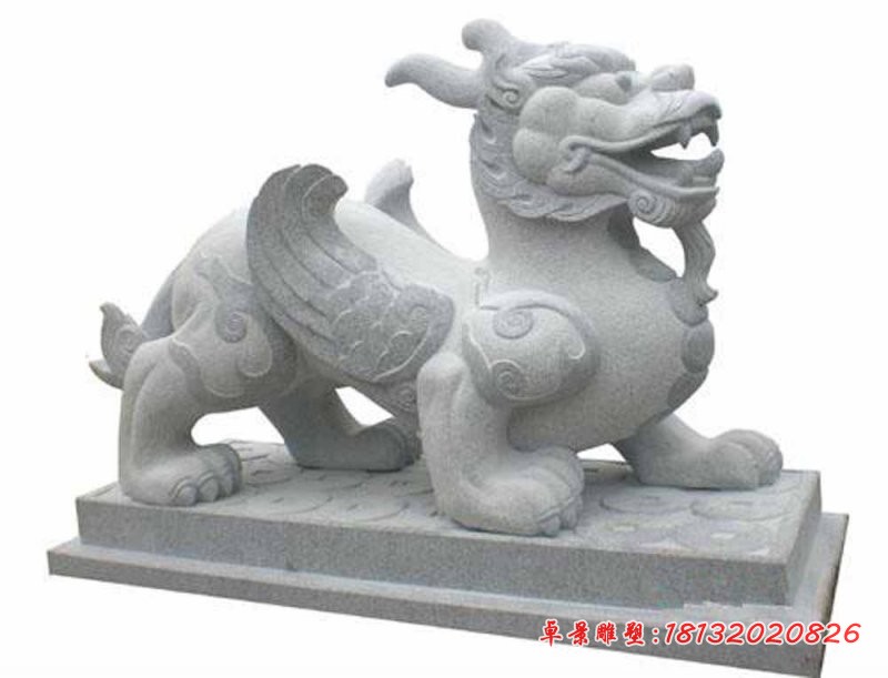 仿古貔貅石雕古代神兽雕塑 