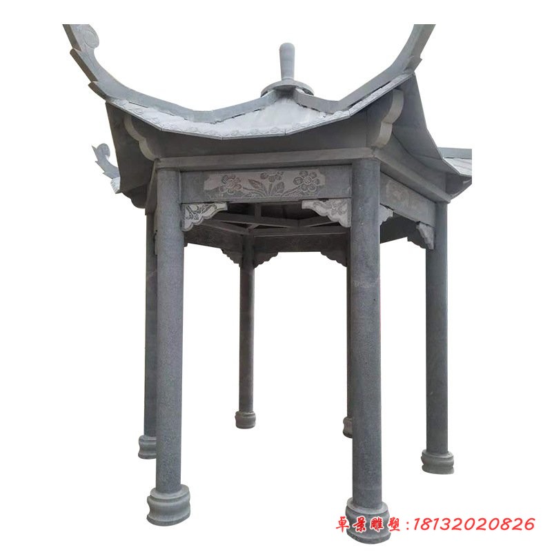 仿古石雕凉亭园林景观石雕