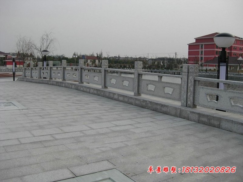 仿古石栏板公园栏板石雕