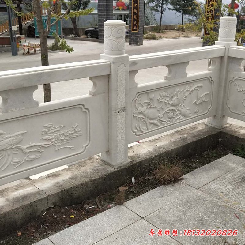 汉白玉栏板雕塑园林景观雕塑