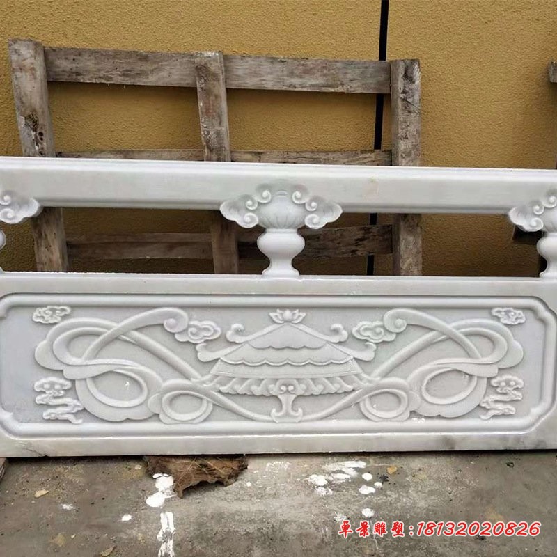 汉白玉栏板雕塑园林景观石雕