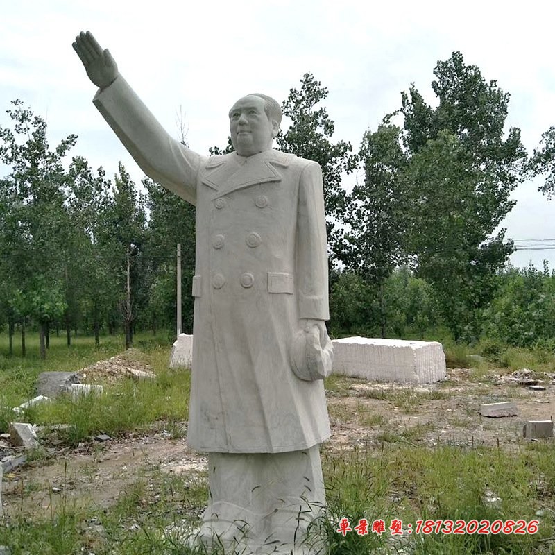 挥手毛泽东雕塑纪念人物石雕