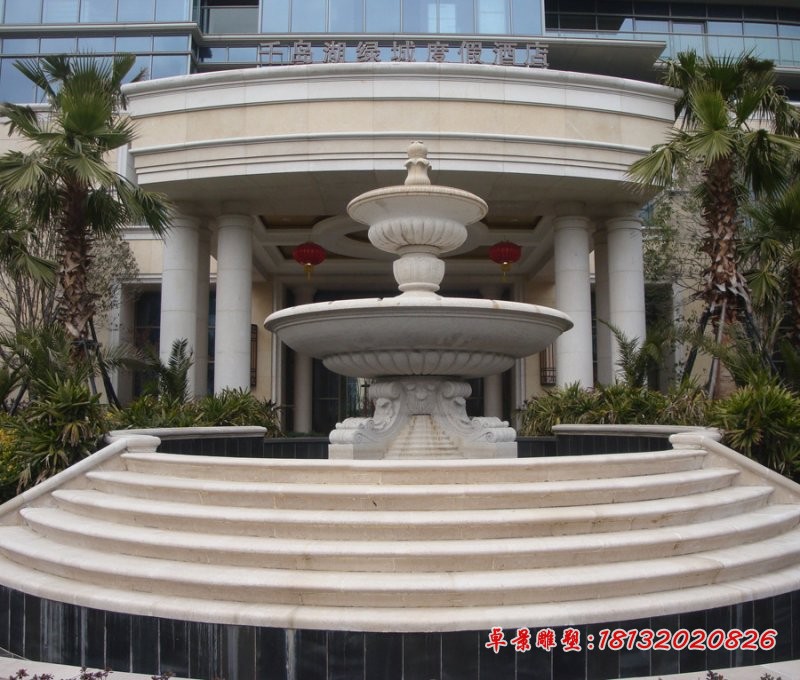 酒店景观喷泉大型喷泉石雕