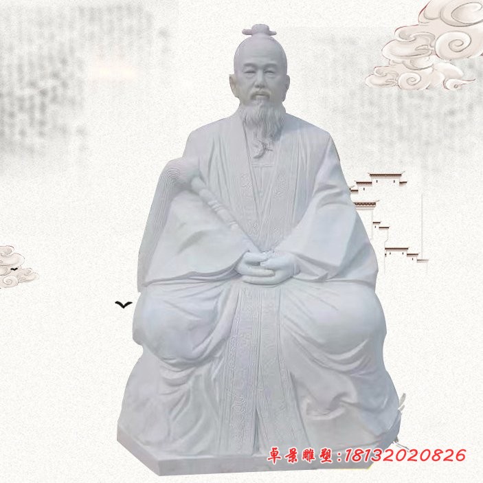 太上老君石雕寺庙神像雕塑