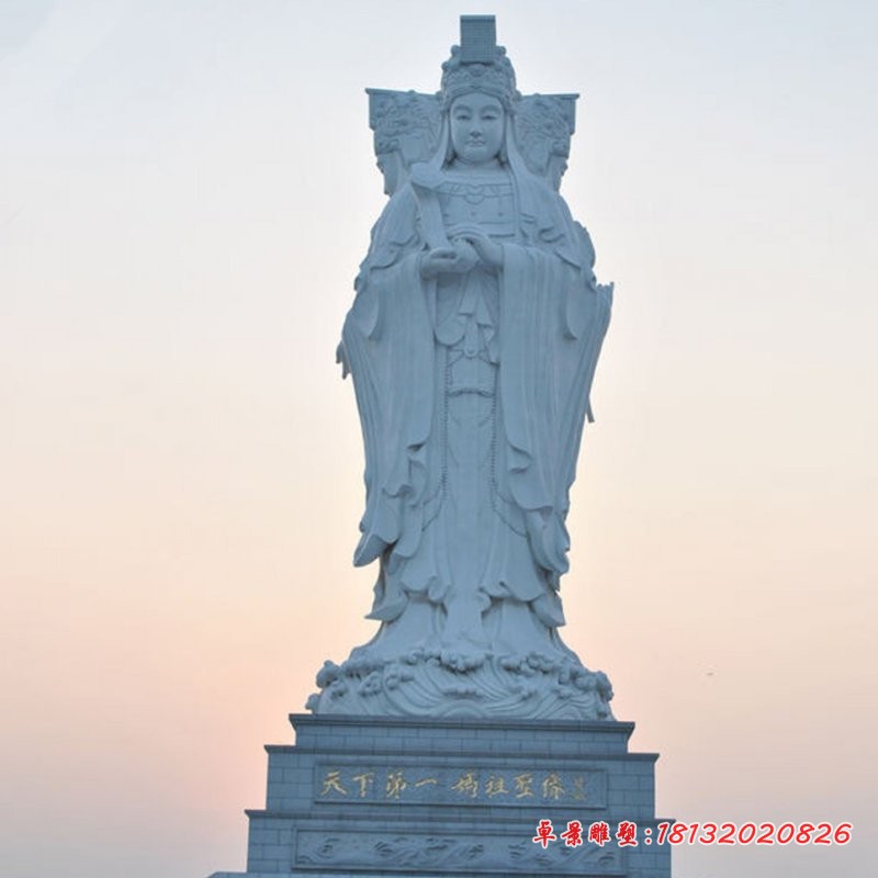 天下第一妈祖圣像石雕大型圣像雕塑 