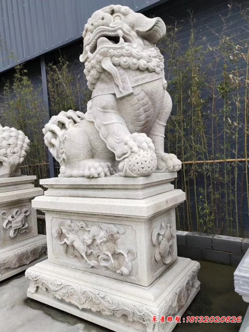 大理石南方狮子雕塑
