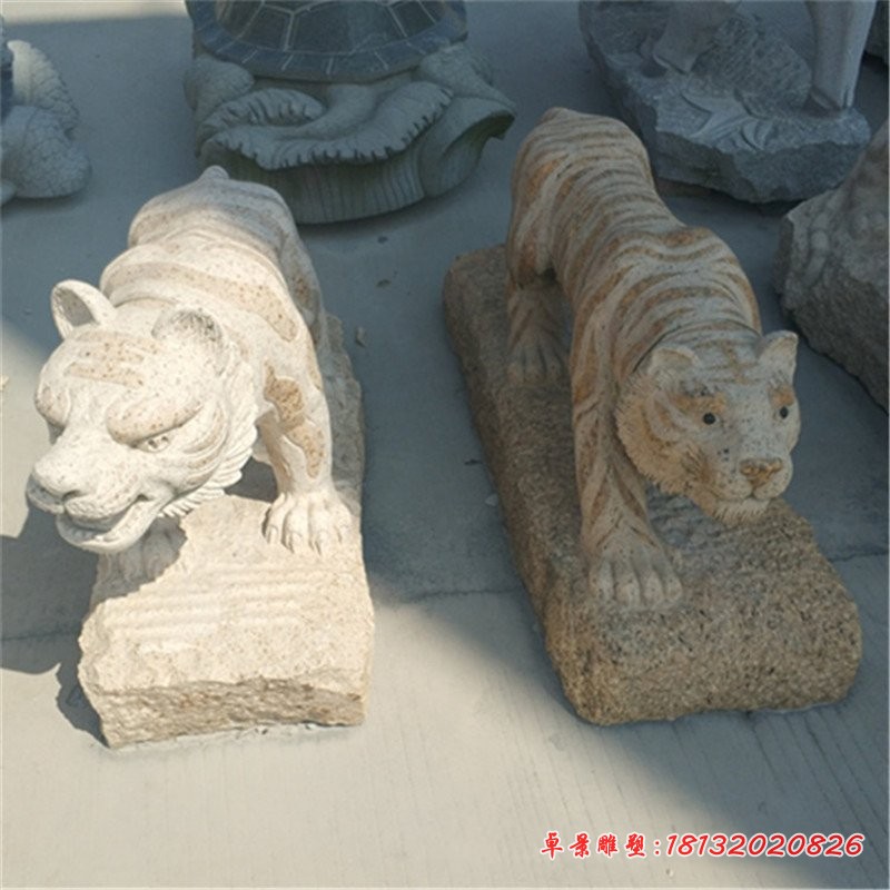 12生肖石雕公园动物雕塑 (1)