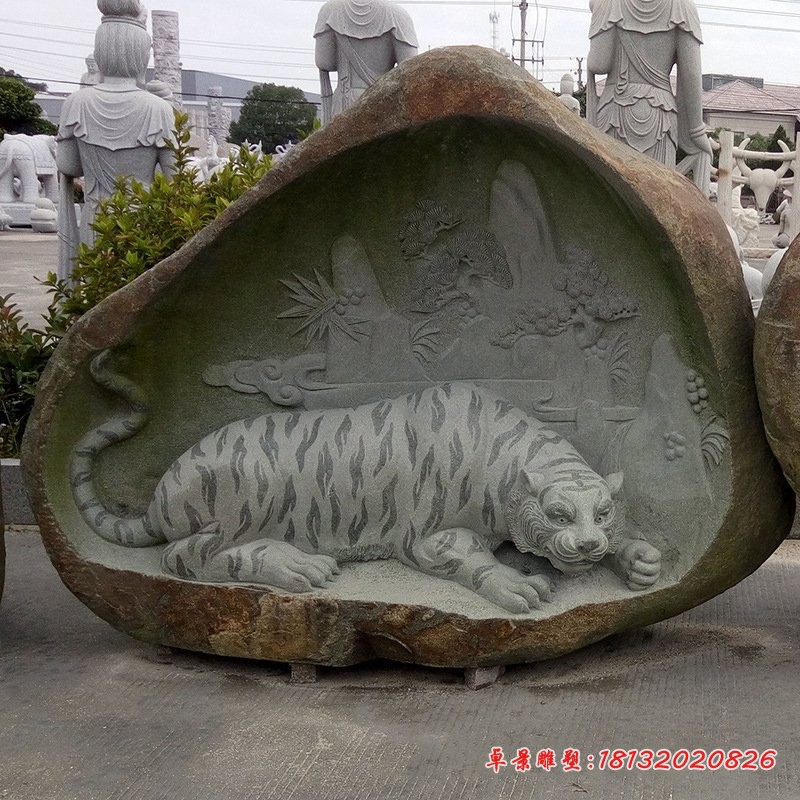 12生肖老虎大理石老虎