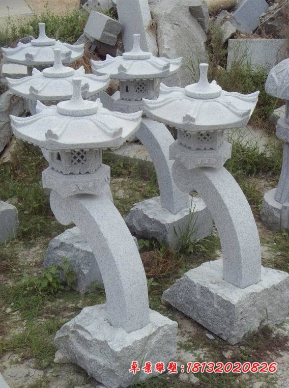 别墅景观石雕小型石灯 