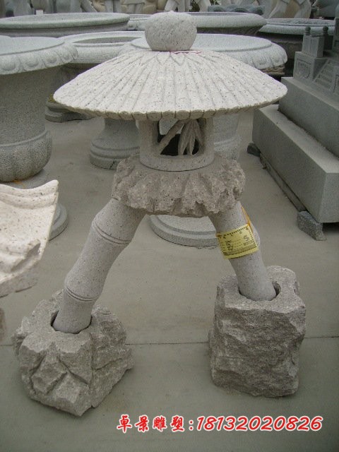 别墅景观石雕小型石灯 