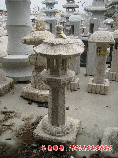 大理石灯庭院景观石雕 (7)