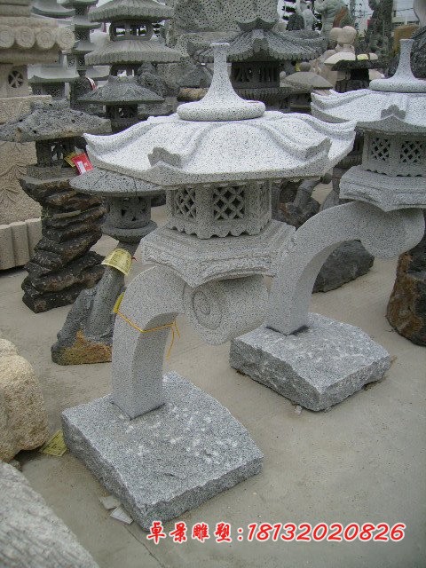 大理石灯庭院景观石雕 (6)