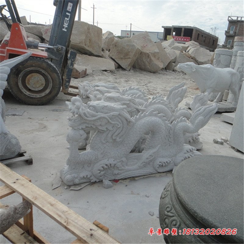 大理石龙生肖龙石雕 (6)