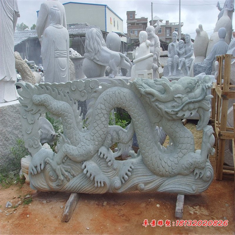 大理石龙生肖龙石雕 (7)