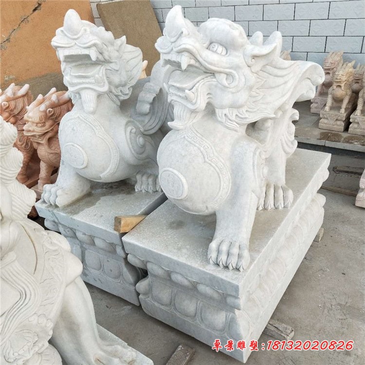 大理石貔貅雕塑