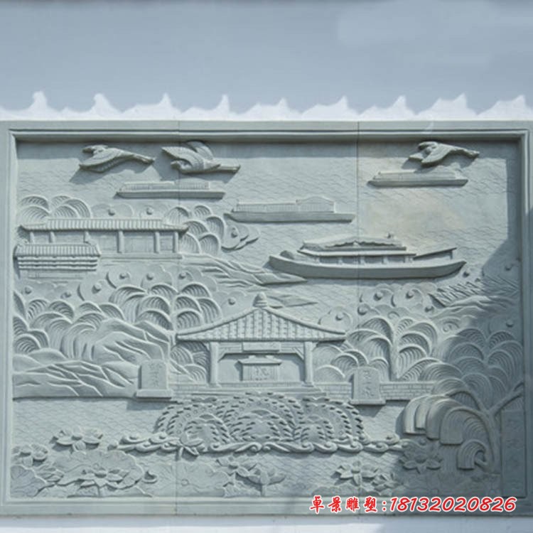 大理石风景壁画石浮雕