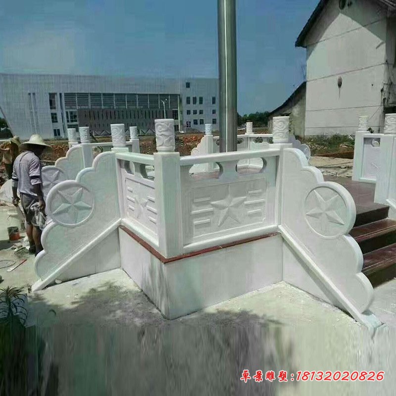 汉白玉政府机关升旗台