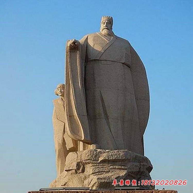 杰出的政治家周公石雕